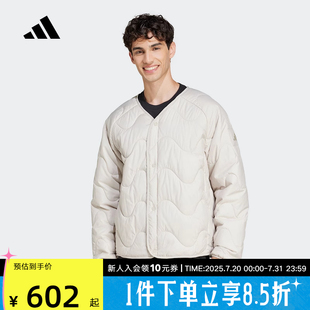 棉服保暖运动休闲宽松JD1096 男子短款 adidas阿迪达斯2025春季 新款