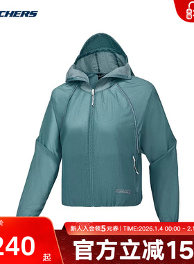Skechers斯凯奇夏季女款柔软轻薄时尚运动外套P225W135/05KG