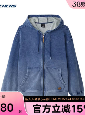 Skechers斯凯奇春新款男女款扎染设计潮流外套L125U008/053S