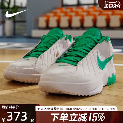 耐克男鞋詹姆斯白绿LEBRON WITNESS IX实战运动篮球鞋HQ8035-101