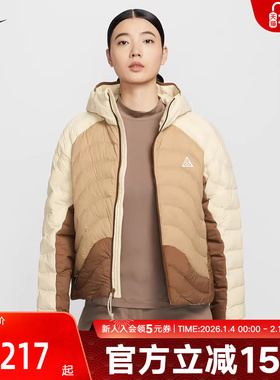NIKE耐克ACG棉服外套女冬新款保暖户外连帽棉衣P棉夹克HM9964-229