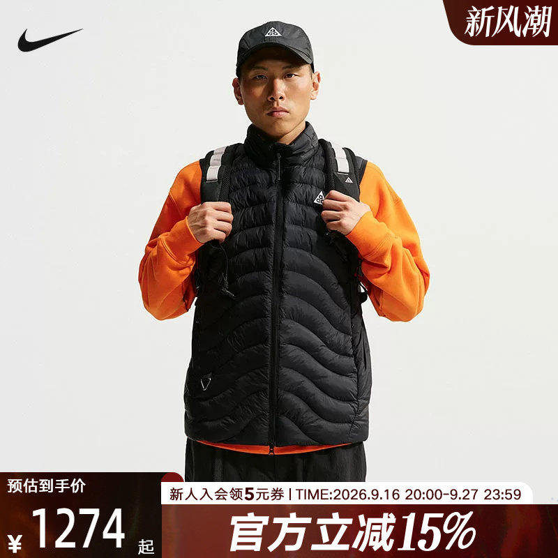 耐克NIKE男马甲新款ACG冬季棉保暖无袖背心 IR2241-010图片
