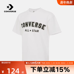 Star运动休闲T恤UCJ640 Converse匡威男女同款 All 夏新款 001 短袖