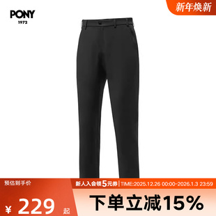 244M2UT10 潮流宽松保暖防泼水梭织长裤 PONY1972波尼秋冬季 新品