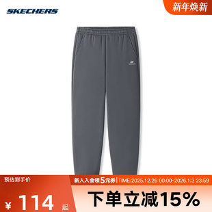013P L425M070 Skechers斯凯奇25冬男加绒保暖休闲运动裤 束脚裤