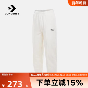 新品 WCJ100 女子复古简约卫裤 抽绳长裤 W2Y 慢跑裤 Converse匡威秋季