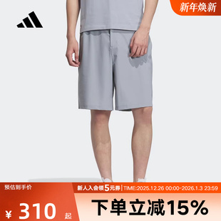 五分裤 男针织凉感运动休闲短裤 宽松JL6054 新款 adidas阿迪达斯夏季