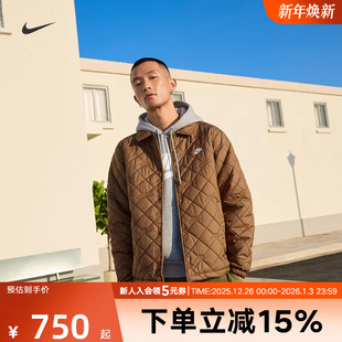 235 保暖棉服外套HV1378 Nike耐克男子宽松防泼水教练夹克冬季 新款