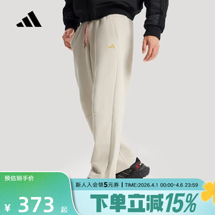 adidas阿迪达斯新年款 26新款 男棉质运动休闲直筒运动裤 KE4066 长裤