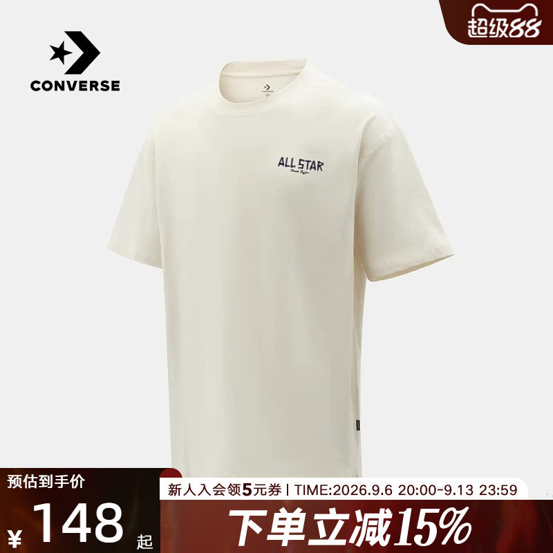 Converse匡威2026夏男士运动休闲时尚舒适圆领短袖T恤 MCK074-W2Y