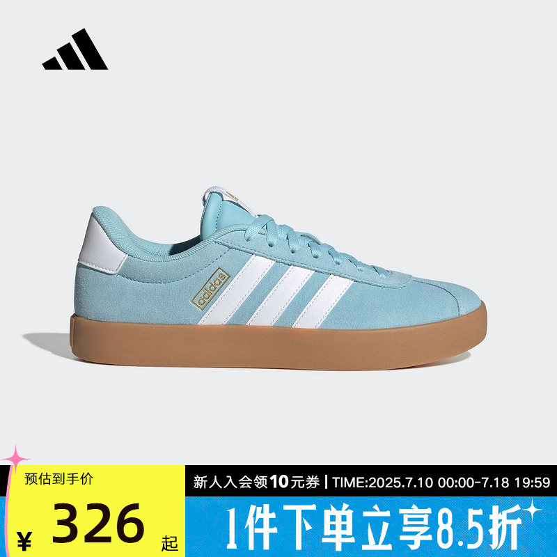 adidas阿迪达斯2025新款男女鞋VL COURT 3.0板鞋德训T头鞋HQ0264