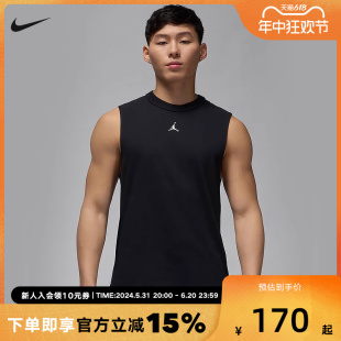 FIT男子速干无袖 JORDAN耐克DRI 运动上衣夏季 跑步背心FN5857 010