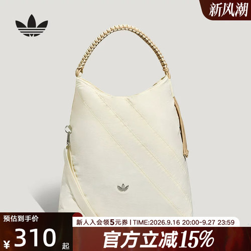 adidas阿迪达斯三叶草女实用可调节背带运动轻感单肩斜挎包LD6381