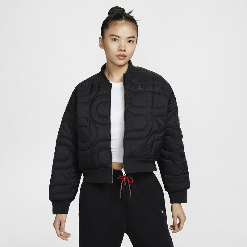 Nike耐克蛇年棉服外套女新年款双面穿运动防风夹克HV8469-