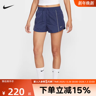 FV7501 训练跑步梭织运动休闲透气女裤 410 女子秋新款 Nike耐克短裤