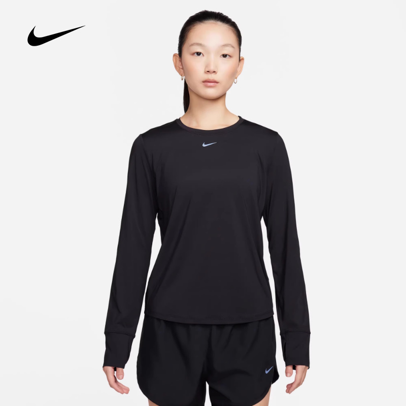 NIKE耐克ONE CLASSIC DRI-FIT女子经典款速干长袖上衣FN2802-010