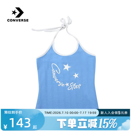 Converse匡威2026夏季新款女子吊带背心运动休闲上衣 WCK119-BH0