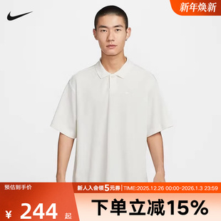 IH8665 休闲宽松透气刺绣翻领运动POLO衫 030 新款 Nike耐克男子秋季