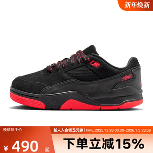 COURT男女大童鞋 FLIGHT 休闲板鞋 低帮 011 耐克女鞋 HF3333 JORDAN