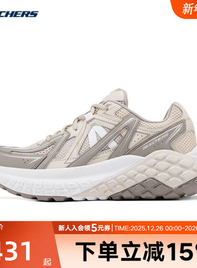 Skechers斯凯奇2025夏季男子厚底网面透气休闲运动鞋 232740/TPBR