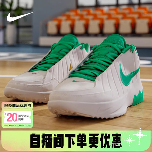 耐克男鞋詹姆斯白绿LEBRON WITNESS IX实战运动篮球鞋HQ8035-101