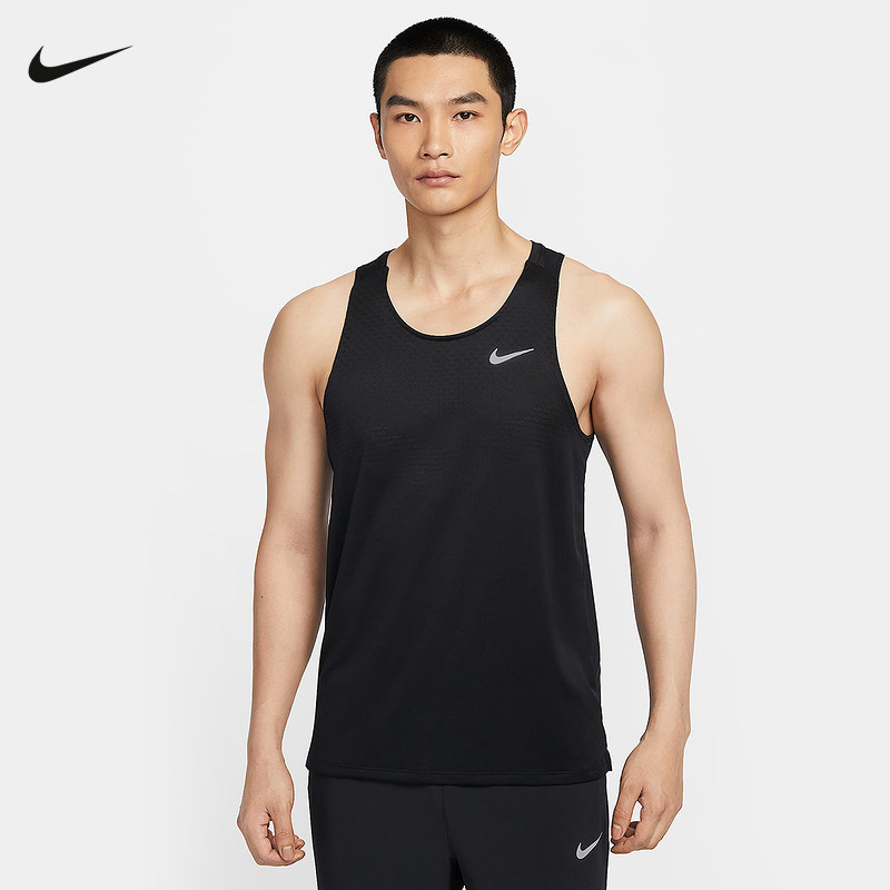 NIKE耐克男子无袖T恤2025秋季新品运动休闲针织背心 HV5