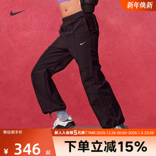 耐克NIKE SPORTSWEAR 女子拒水梭织中腰工装休闲长裤FQ3589-010