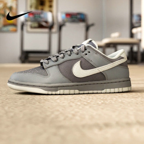 NIKE耐克男鞋新款DUNK LOW灰绿色低帮缓震运动休闲鞋IH1940-001