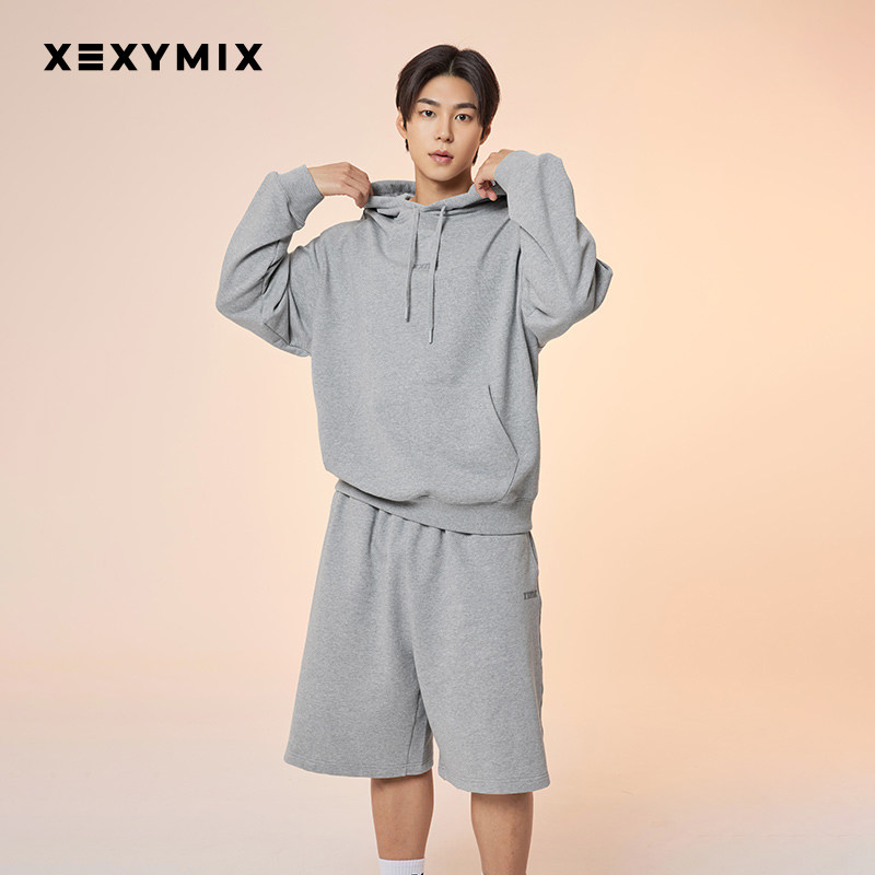 xexymix杰克茜男运动健身休闲宽松小印花时尚宽腿短裤XMMSH02J2,运动/瑜伽/健身/球迷用品,瑜伽中/短裤,淘宝优惠券,粉丝福利购,淘宝优惠卷