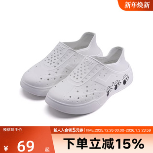 沙滩凉鞋 波尼PONY童鞋 涉水拖鞋 凉鞋 252K1SA01SW 2025夏儿童洞洞鞋