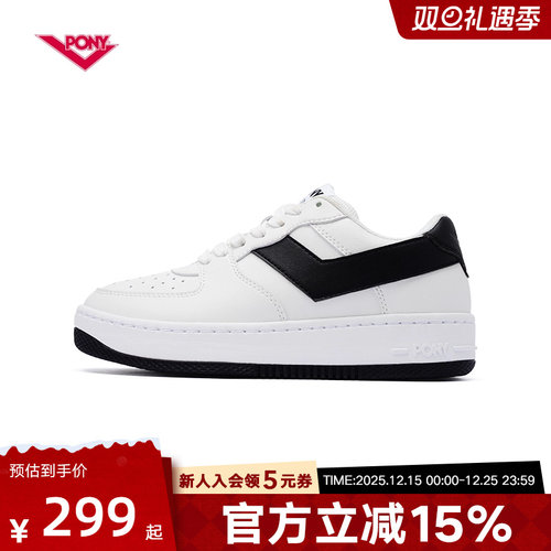 Pony波尼运动鞋秋季新款男女同款经典跑步鞋241U1LT06BK