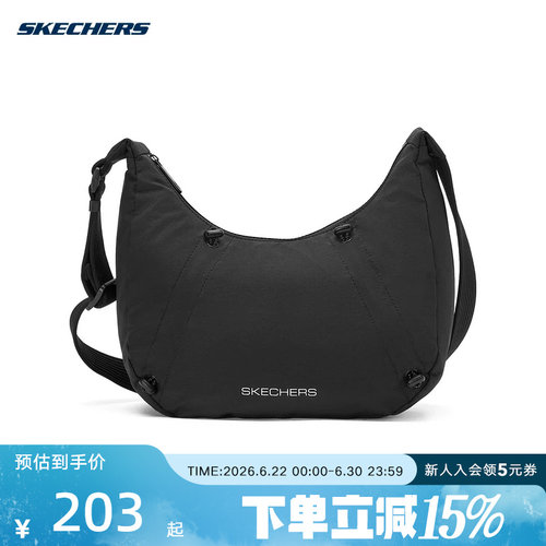 Skechers斯凯奇26夏新款男女包舒适运动系列单肩斜挎包 P226U021