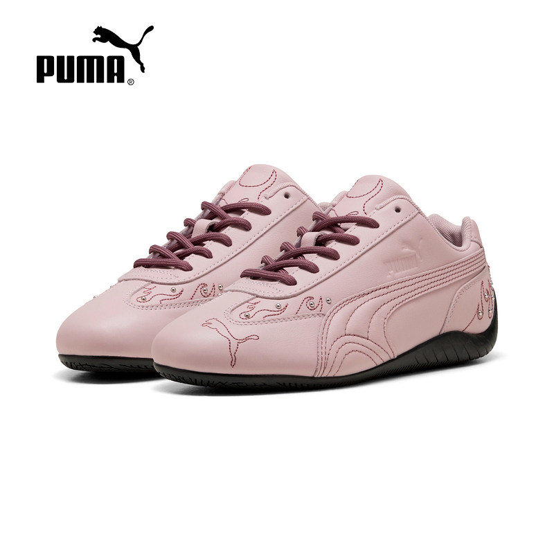 PUMA彪马男鞋女鞋SPEEDCAT粉色薄底铆钉朋克运动休闲鞋407256-02