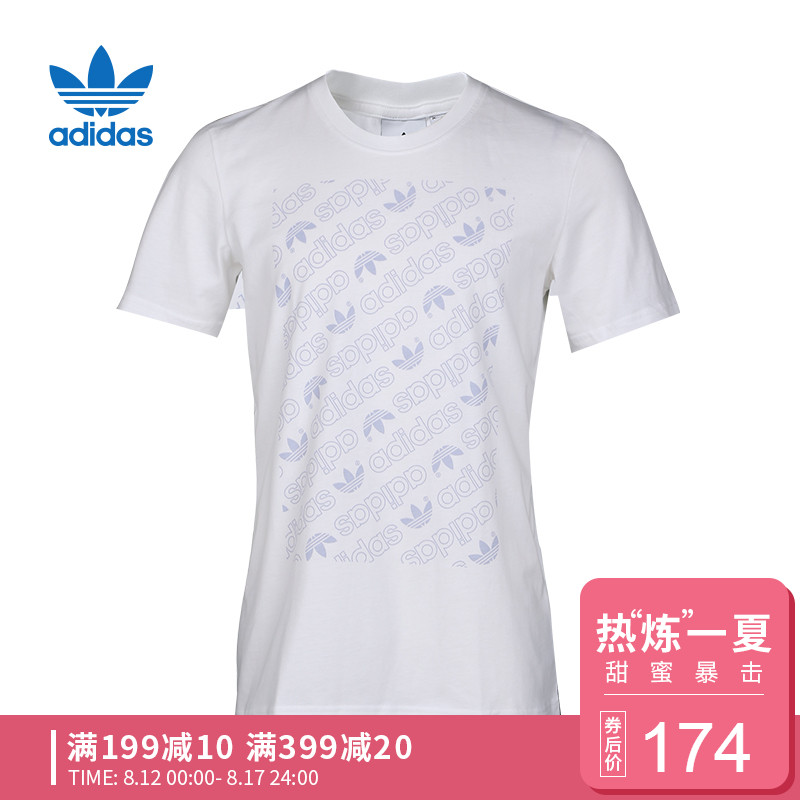 ʤµÀÌåÓýadidas°¢µÏ´ï˹ÈýÒ¶²ÝÄжÌÐäTÐôÐÝÏÐÊæÊÊÉÏÒÂÏļ¾CW5181
