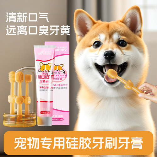 麦德豪宠物牙刷牙膏套装