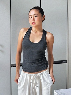 THELITT 精选柔软“有机竹纤维”两色超弹基础工字背心Tank top