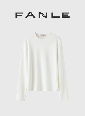 【清仓买三免一区】神T醋酸羊毛亲肤及简WAN能圆领水滴领长袖T恤