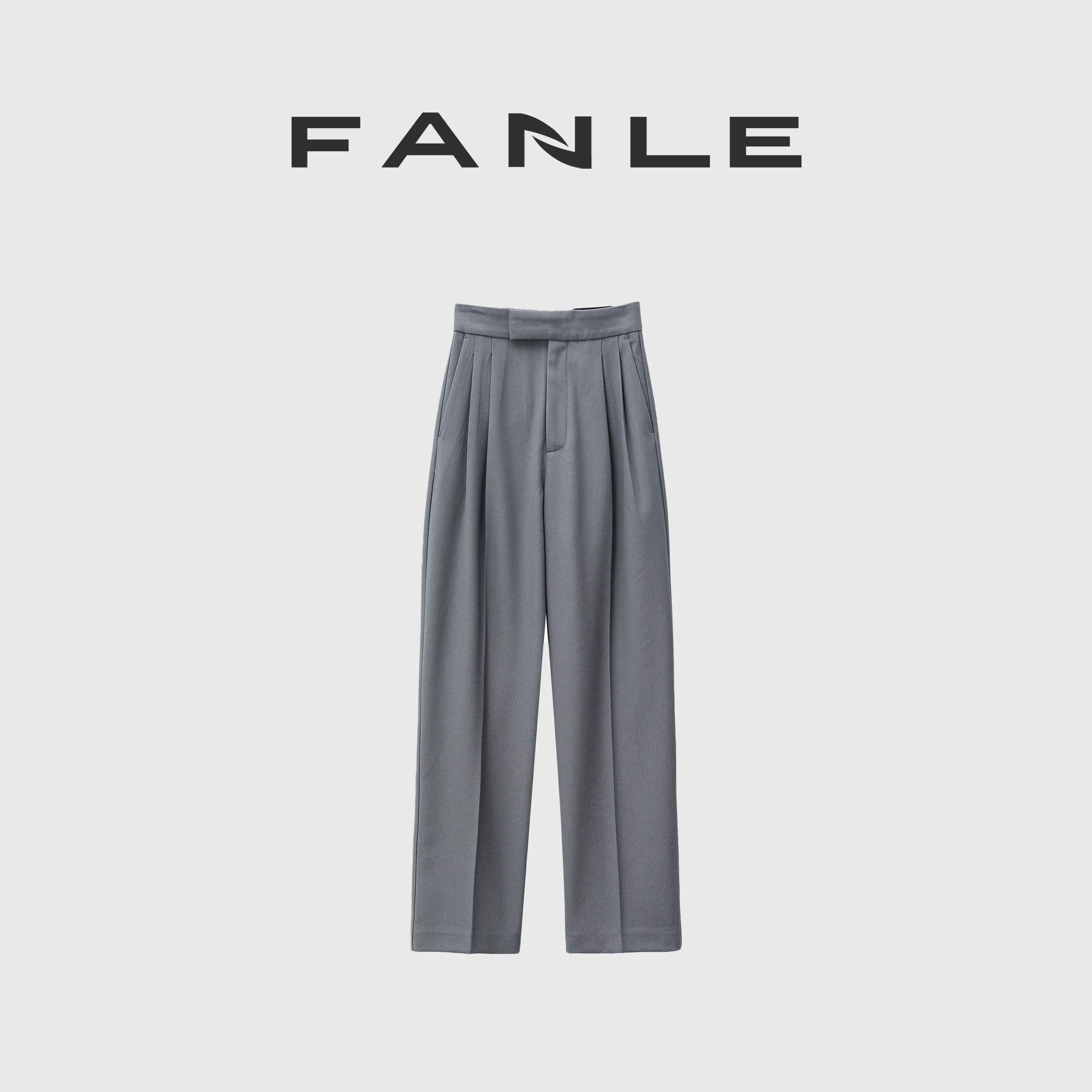 【清仓买三免一区】双褶设计遮肉高腰复古锥形抗皱九分西装休闲裤,女装/女士精品,西装裤/正装裤,淘宝优惠券,粉丝福利购,淘宝优惠卷