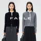 FANLE 针织开衫 STUDIOS高支羊绒羊毛保暖经典 麻花M1U风圆领短款