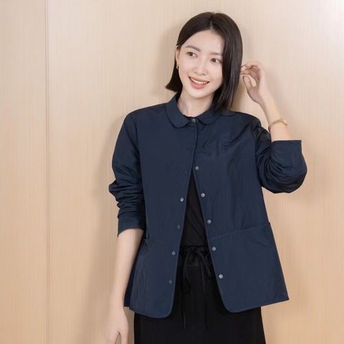 YUN韫通勤短款聚酯纤维短外套
