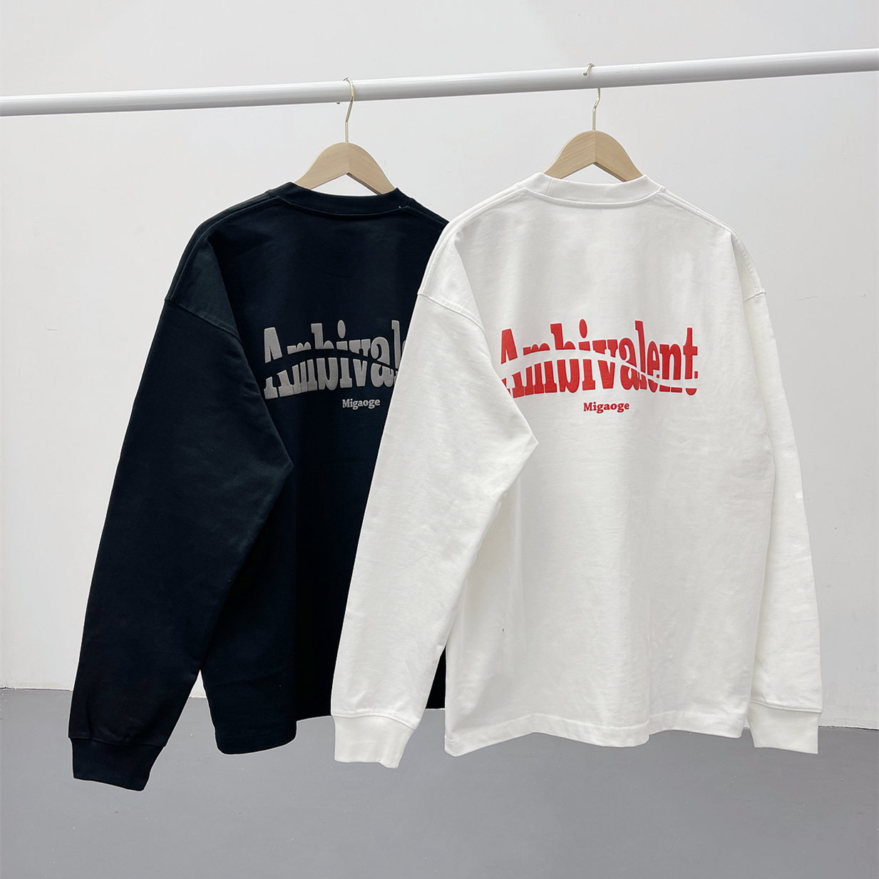 厚重长袖领口migaoge国潮复古