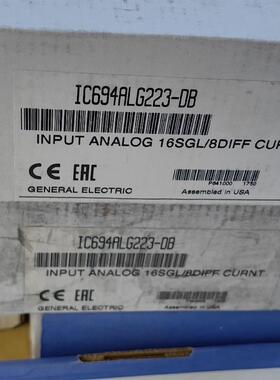IC694ALG223-DB GE模块全新原装拍前请询价