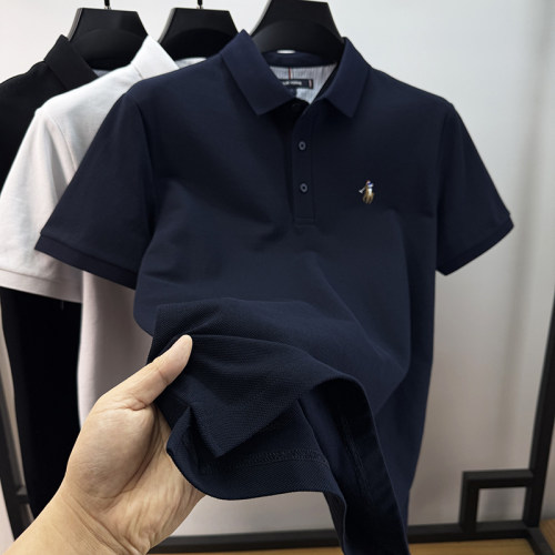 100%纯棉品牌马标polo衫短袖t恤