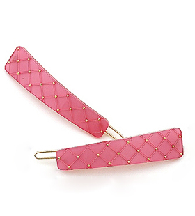 Angelrena韩国进口发饰 百搭基本珠子点点发夹 边夹F2