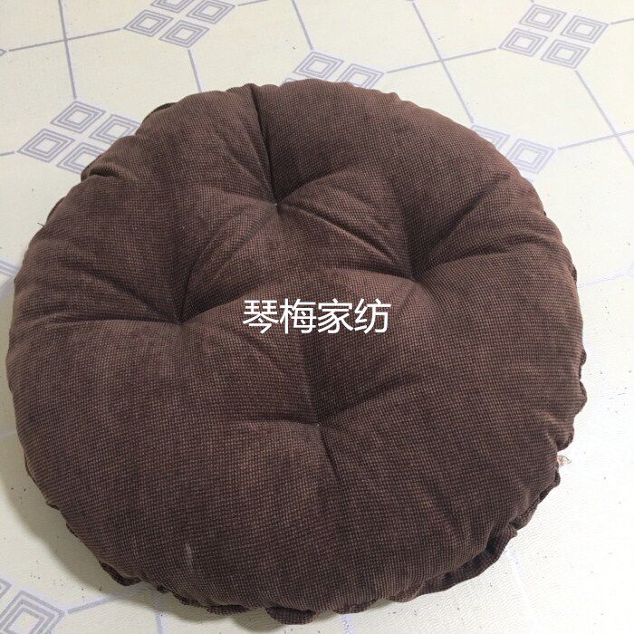 绒布圆形板凳坐垫套罩藤编禅石凳