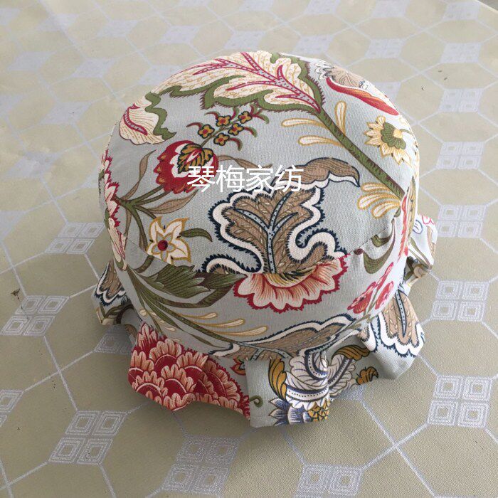 圆形布套凳子布艺椅套防尘圆柱