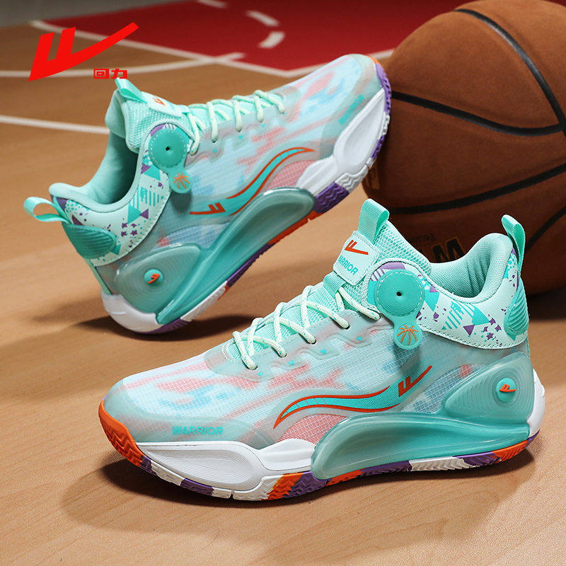 回力男鞋儿童篮球鞋运动鞋大码45 46青少年实战球鞋初中学生高帮6