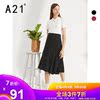 A21 Women's wear Wave Paige The dress 2019 Summer wear New products fashion Versatile Lotus leaf girl student skirt