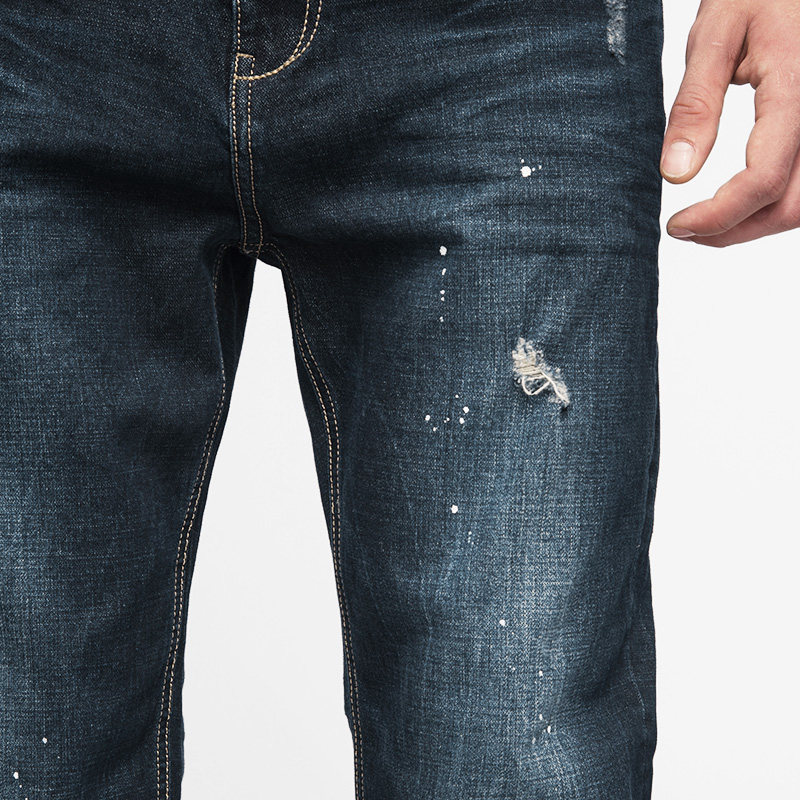 Jeans pour jeunesse droite en vrac en coton pour automne - Ref 1481252 Image 5