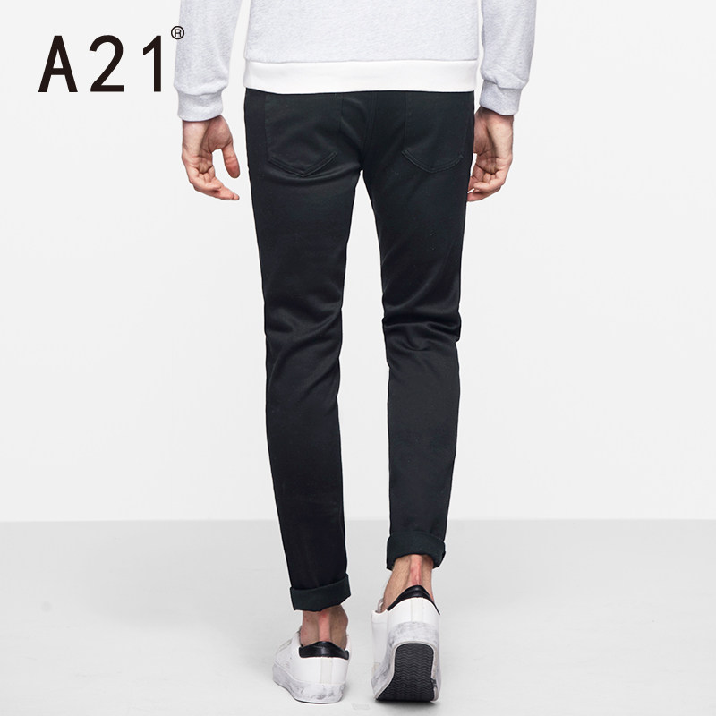 Jeans pour jeunesse pieds Slim pour automne - Ref 1481224 Image 3